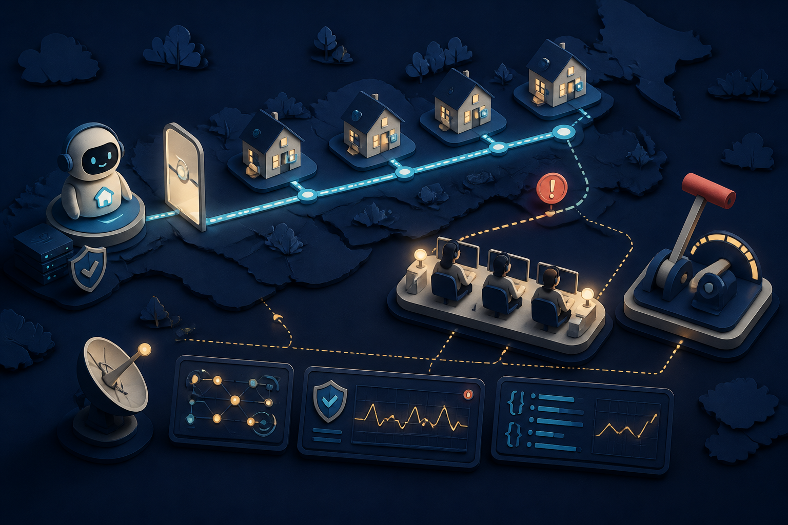 HomeSync controlled rollout with monitoring and rollback